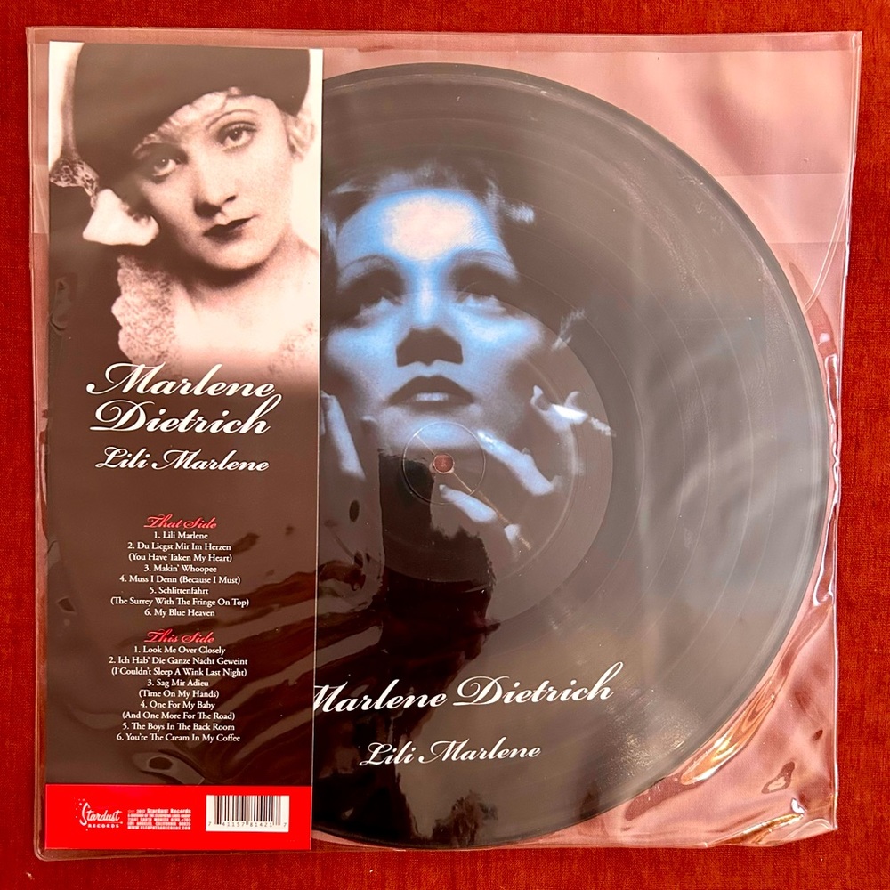 Marlene Dietrich “Lily Marlene” Picture Disc LP